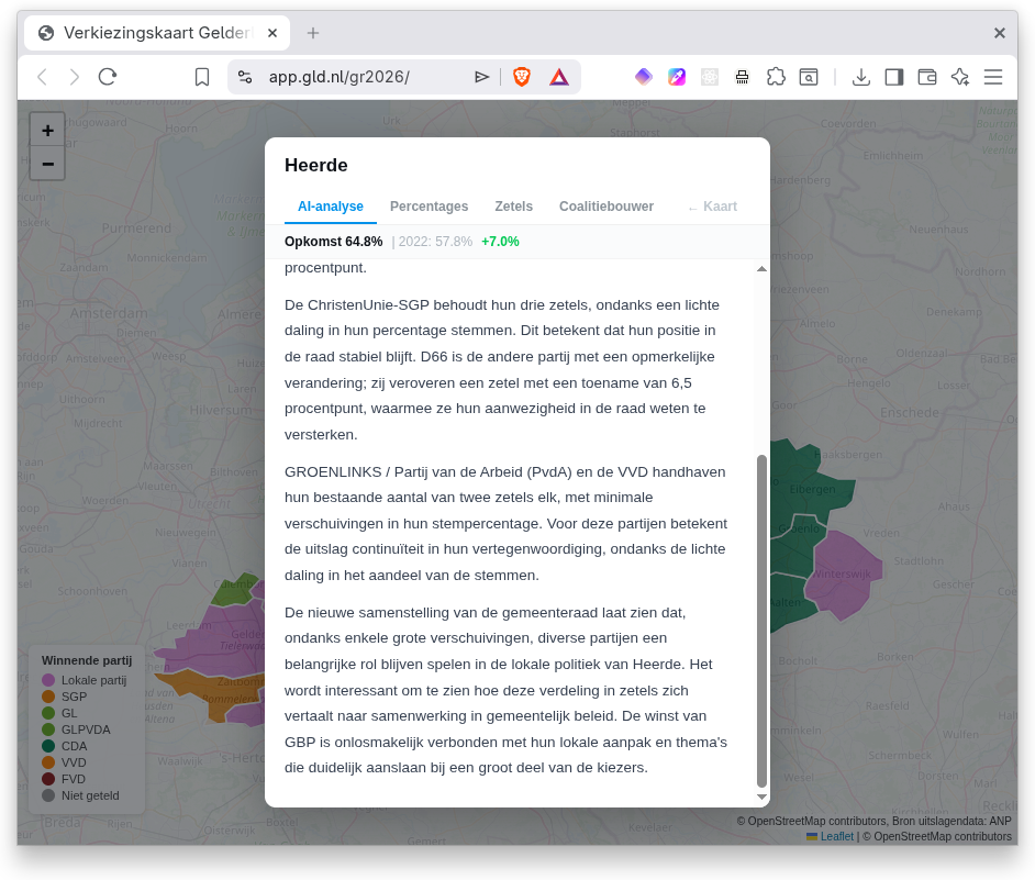 The second part of the AI analysis, with conclusions about coalition prospects